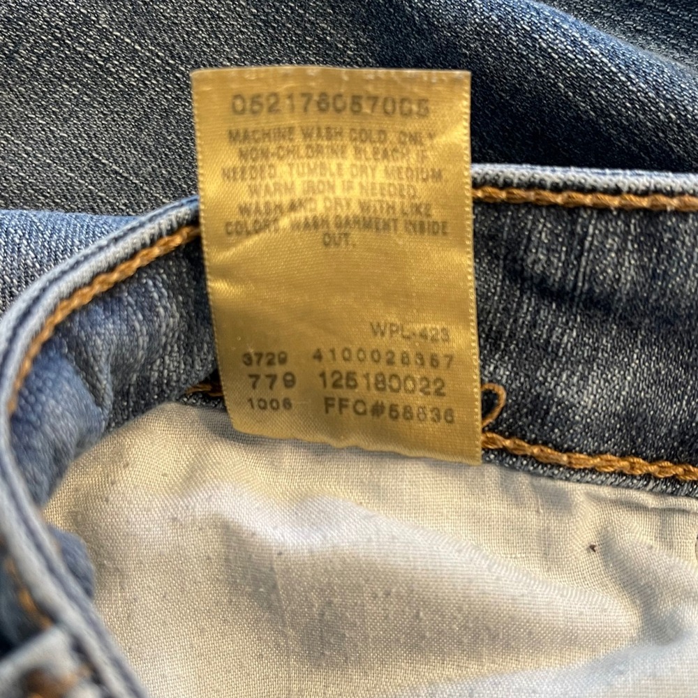 Levi's 515 Boot Cut Jeans Womens 16P Medium Denim Blue Comfort Stretch Casual - Picture 5 of 6
